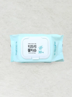 뉴 티트리 안심 클린 물티슈 30매 
