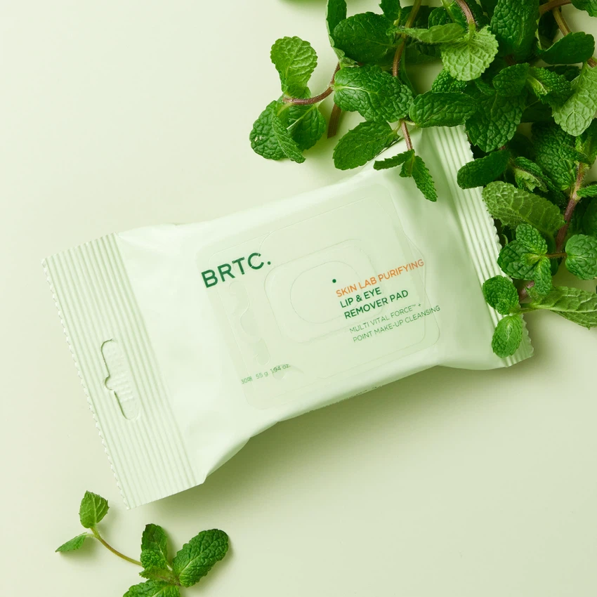 BRTC 스킨 랩 퓨리파잉 립 앤 아이 리무버 패드 30매입