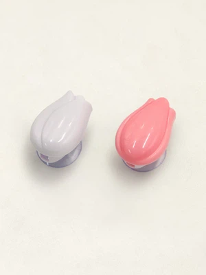 튤립 모양 칫솔 캡 2P