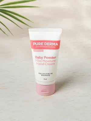 온더바디 퓨어더마 마일드 모이스처 핸드크림 75 ml 베이비파우더 향