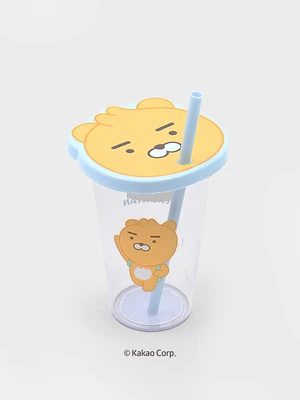 리틀카카오프렌즈 빨대 컵 400ml 블루