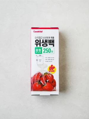 New 쿡풀 위생백 중형 250매입