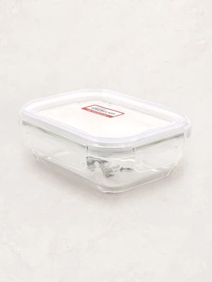 내열유리 밀폐 용기 정사각 370ml 화이트