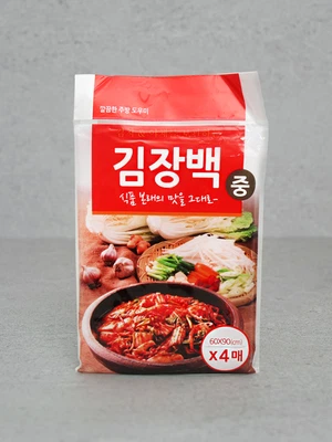김장 야채용 백 중 4매