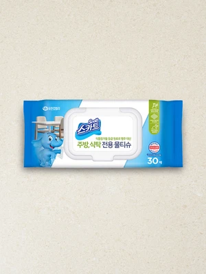 스카트 주방 식탁 전용 세정 티슈 캡형 30P