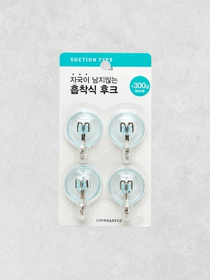 흡착식 원형 후크 4P