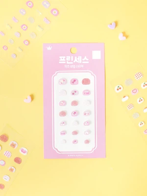 프린세스 키즈 네일 스티커