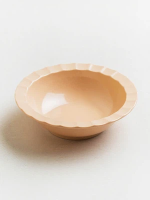 멜라민 웨이브 다용도 볼 17.5 cm 핑크