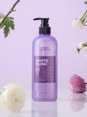 쿤달 리치 퍼퓸 바디워시 500 ml 화이트머스크