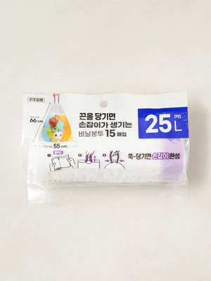 끈조임형 다용도 봉투 25 L 15매입