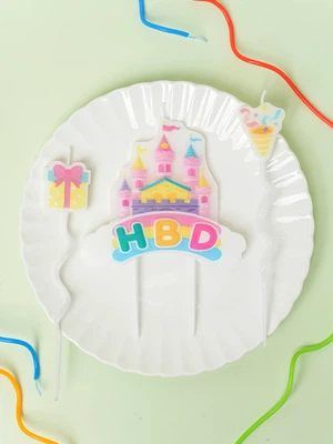 캐슬 생일 캔들 세트 3개입