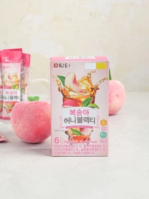 담터 복숭아 허니 블랙티 13 g X 6개입