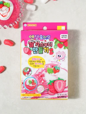 엔젤슬라임 딸기 스무디 만들기