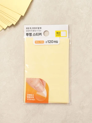 포장용 투명 스티커 120개입
