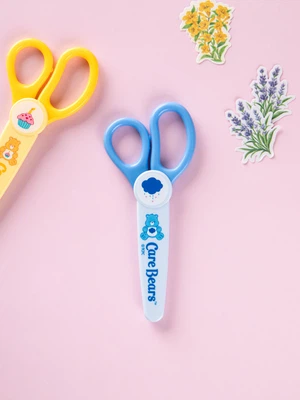 케어베어 안전 캡 가위 블루＆옐로우 2개 세트
