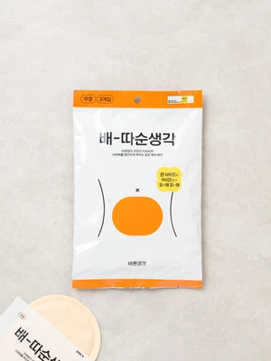 바른생각 배따순생각 3개입 무향