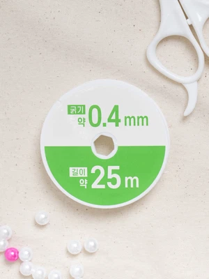 수예용 우레탄줄 0.4 mm X 25 m