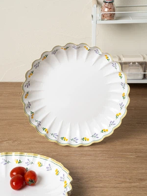 디자인종이접시 6매입 (약26.5 cm)