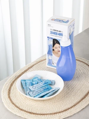 수동 코 세척기&amp;amp;식염 분말 10포