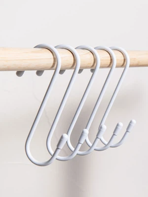 PE 코팅 S행거 12cm 5개입