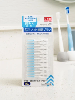 일본제 소프트 치간브러쉬(SS-M) 15개입