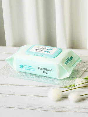 티트리 물티슈 캡형 100매