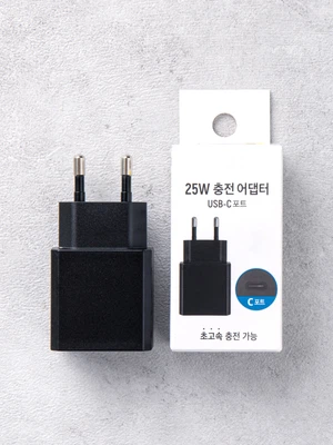 알에프텍 충전기 어댑터 25 W 블랙