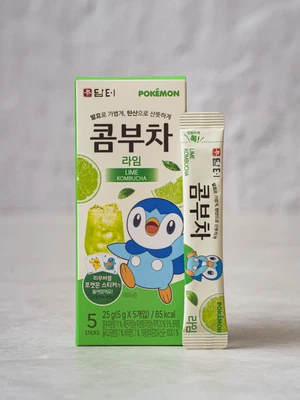 담터 포켓몬 콤부차 5개입 라임