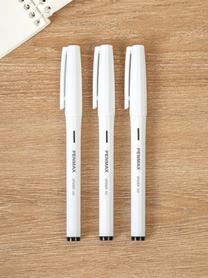 세필 수성펜 흑 0.38 mm 3개입
