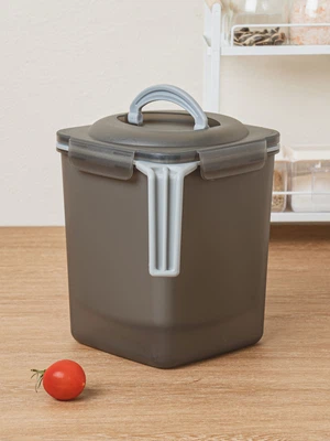 사각 음식물 휴지통 4 L