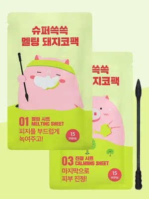 미팩토리 슈퍼쓱쓱 멜팅 돼지코팩(1회분)
