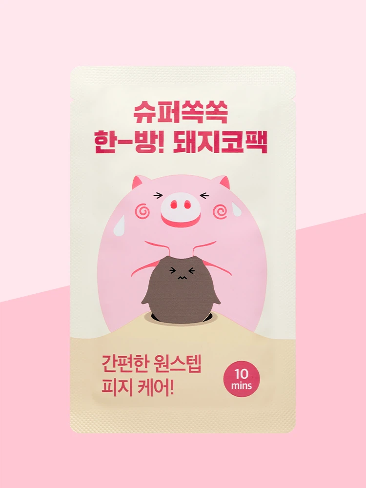 미팩토리 슈퍼쏙쏙 한방 돼지코팩(2매입)