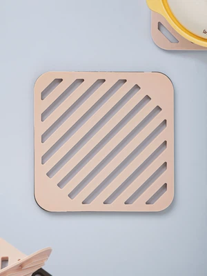 사각 실리콘 냄비 받침 16 cm