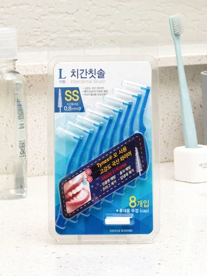 L자형 치간 칫솔 SS 8P