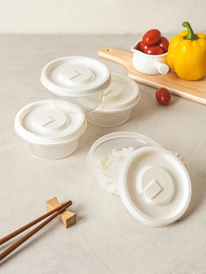 일본제 전자레인지 가능 보존 용기 250 ml X 4개입
