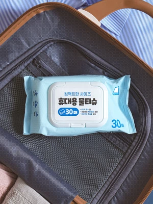 휴대용 물티슈 캡형 30매입