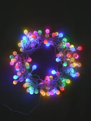 인테리어 LED 미니 앵두 100구 6색