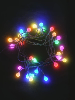 인테리어 LED 미니 앵두 30구 6색