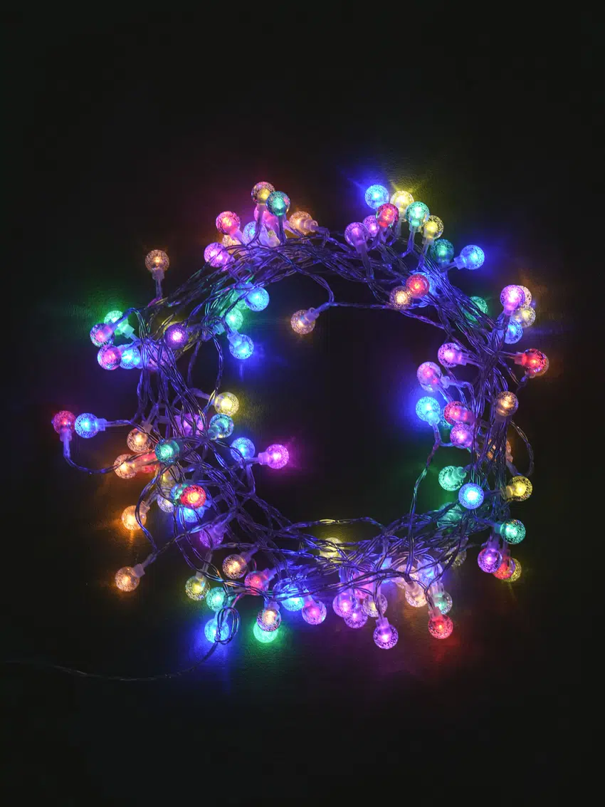 인테리어 LED 구슬 모양 전구 100구 6색_thumb_0