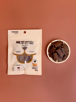 [펫] 더독 육포 한입 80 g 칠면조