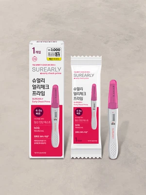 슈얼리 얼리 체크 프라임 임신 진단 테스트기