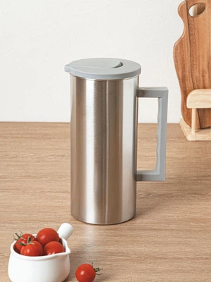 스테인리스 손잡이 물병 1.6 L 그레이