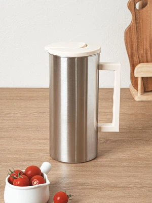 스텐 손잡이 물병 1.6 L 아이보리