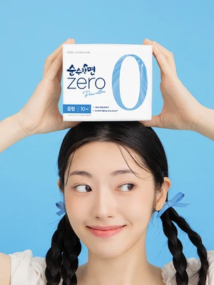 순수한면 제로 날개형 10개입 중형