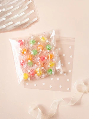 접착식 포장 봉투 18 X 18 cm 20매입 땡땡이