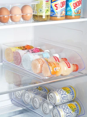 일본제 냉장고 정리 트레이 500 ml 캔 음료용