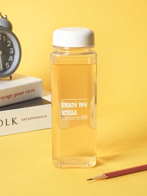 기본 사각 물병 500 ml 화이트
