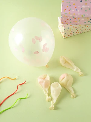 꽃잎 콘페티 풍선 30 cm 5개입