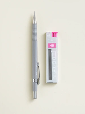 제도 샤프＆샤프심 세트 HB심 0.5 mm