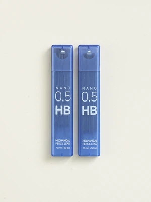 나노 샤프심 0.5 mm HB심 100개입
